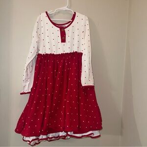 Sweethoney Polka Dot Red and White Kids Dress